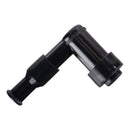 Whites Motorcycle Parts Spark Plug Cap - Replaces LD05F Right Angle Black