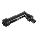 Whites Motorcycle Parts Spark Plug Cap - Replaces XZ05F Long Right Angle Black