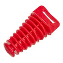 Whites Motorcycle Parts Exhaust Plug - Red Medium