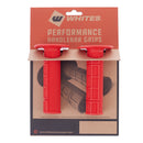 WHITES MX HALF WAFFLE GRIP - RED