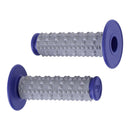 WHITES MX LARGE DIAMOND GRIP - GRY/ BLU