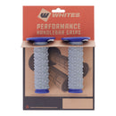 WHITES MX LARGE DIAMOND GRIP - GRY/ BLU
