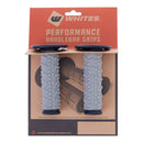 WHITES MX LARGE DIAMOND GRIP - GRY/ BLK