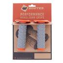 WHITES MX LARGE DIAMOND GRIP - GRY/ ORG