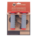 WHITES MX LARGE DIAMOND GRIP - GRY/ RED