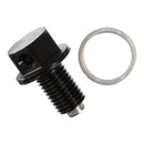 WMP Magnetic Sump Plug Black M10 X 15 - P1.25