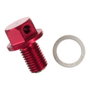 WMP Magnetic Sump Plug Red M10 X 15 - P1.25