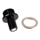 Whites Magnetic Sump Plug Black M10 X 15 - P1.5