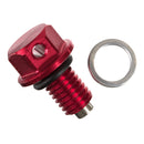 WMP Magnetic Sump Plug Red M10 X 15 - P1.5