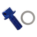 WMP Magnetic Sump Plug Blu M10 X 22 - P1.5