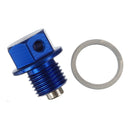 WMP Magnetic Sump Plug Blu M12 X 10 - P1.25