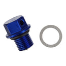 WMP Magnetic Sump Plug Blu M12 X 12 - P1.25