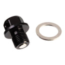 WMP Magnetic Sump Plug Black M12 X 12 - P1.25