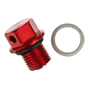 WMP Magnetic Sump Plug Red M12 X 12 - P1.25