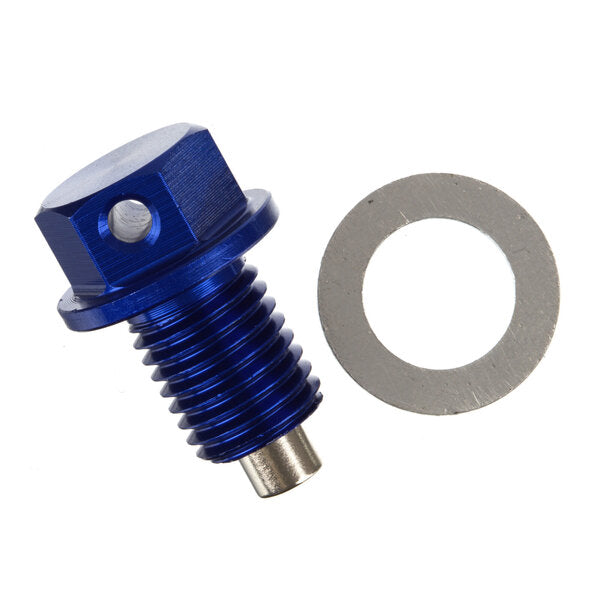 Whites Magnetic Sump Plug Blu M12 X 15 - P1.5