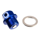 WMP Magnetic Sump Plug Blu M14 X 10 - P1.25