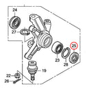 WMP Dust Seal - Honda Front Knuckle Seal - 40x58x7