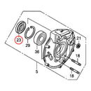 WMP Dust Seal - Honda Rear Brake Seal - 44x75x9