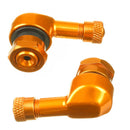 Whites 90 Degree Alloy Valves 11.3MM (jap) - Gld (pair)