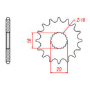 XAM SPKT KIT SUZ GN125 - 428AO 13/50
