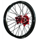 X-Tech Honda CR/CRF/X 2.15x18 Rear Black Rim / Red Hub / Black Spokes