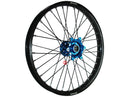X-Tech Yam Late YZF/WRF 1.6x21 Front Black Rim / Blue Hub / Black Spokes
