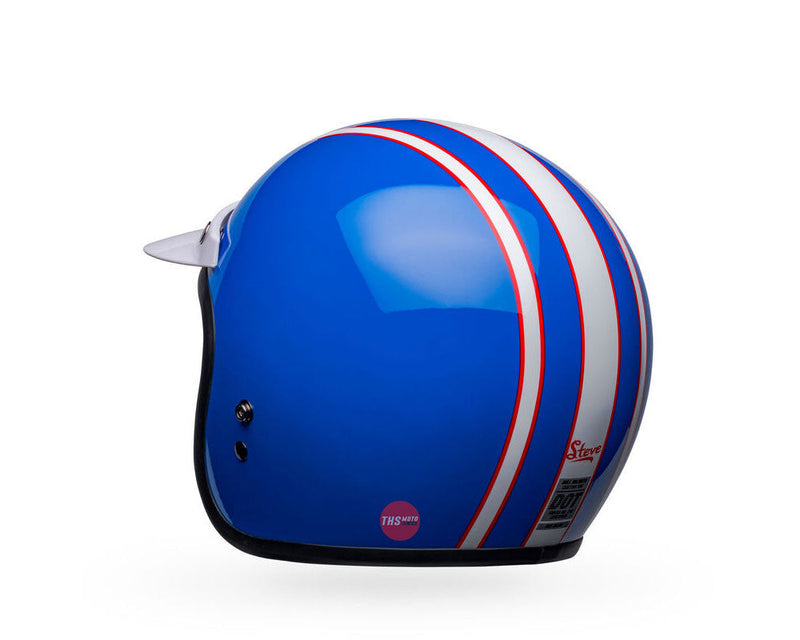Bell CUSTOM 500 Six Day McQueen Blue/White Road Helmet Size Small 56cm