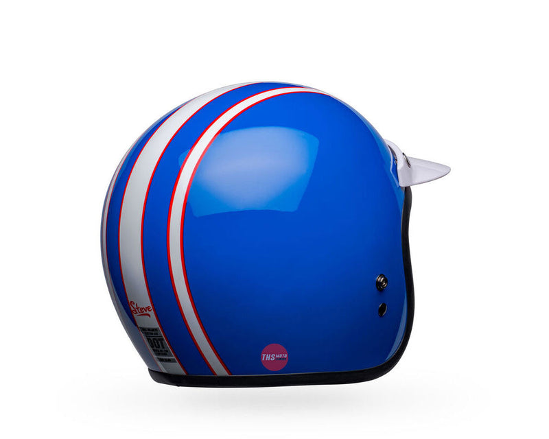 Bell CUSTOM 500 Six Day McQueen Blue/White Road Helmet Size Small 56cm
