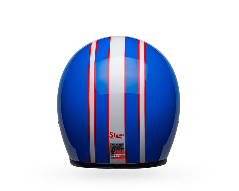 Bell CUSTOM 500 Six Day McQueen Blue/White Road Helmet Size Small 56cm