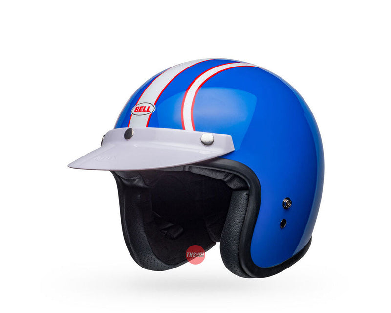 Bell CUSTOM 500 Six Day McQueen Blue/White Road Helmet Size Small 56cm