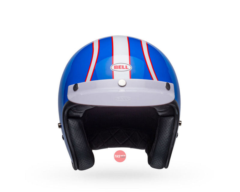 Bell CUSTOM 500 Six Day McQueen Blue/White Road Helmet Size Small 56cm