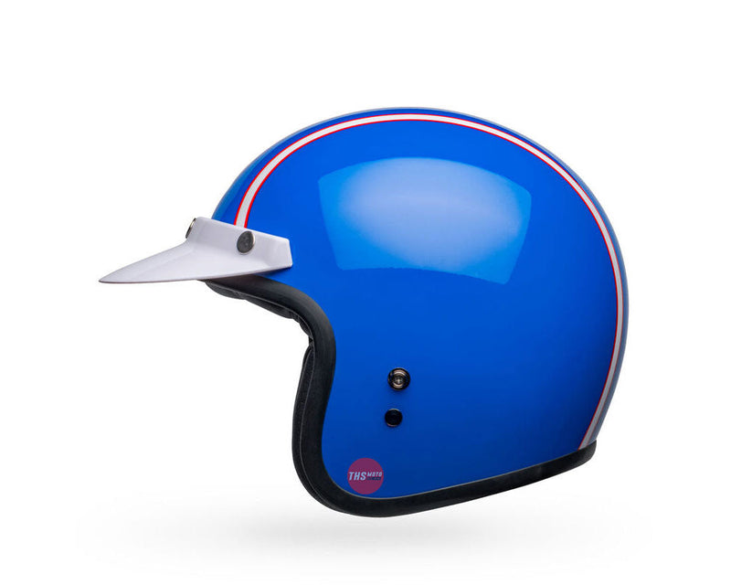 Bell CUSTOM 500 Six Day McQueen Blue/White Road Helmet Size Small 56cm