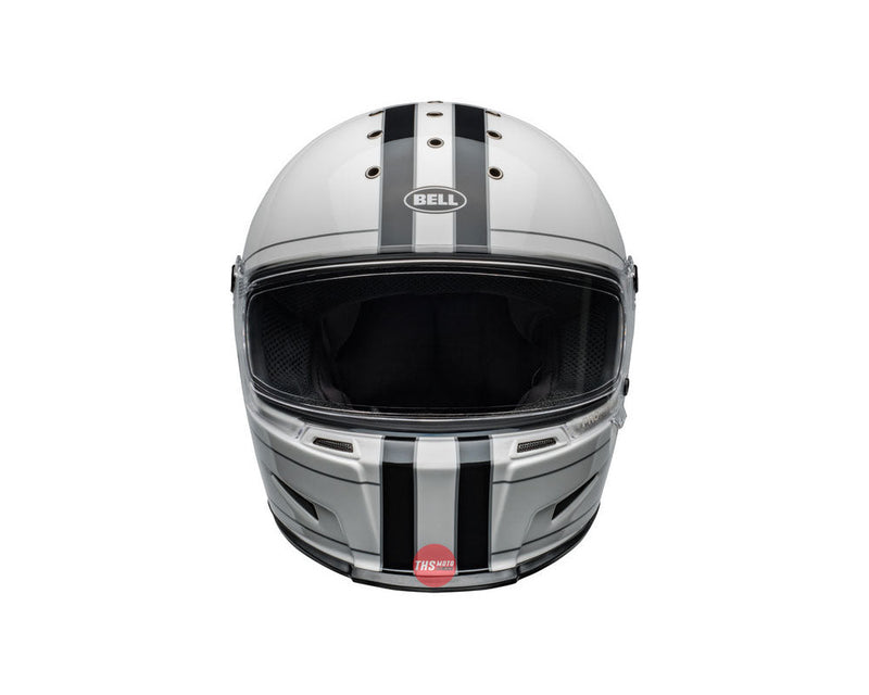 Bell ELIMINATOR Steve McQueen Gloss White Road Helmet Size Large 60cm