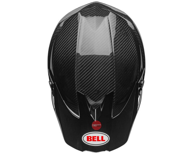 Bell MOTO-10 SPHERICAL Gloss Black/White Size Medium 58cm