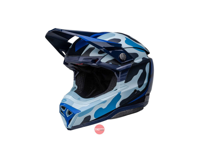 Bell MOTO-10 SPHERICAL Ferrandis Mechant Blue Off Road Helmet Size XL 62cm