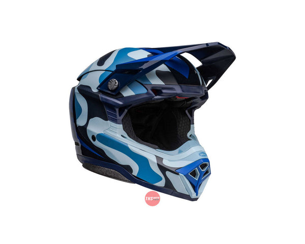 Bell MOTO-10 SPHERICAL Ferrandis Mechant Blue Off Road Helmet Size XL 62cm