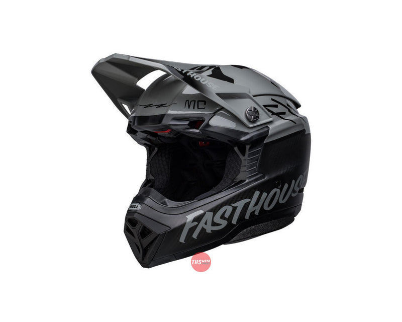 Bell MOTO-10 SPHERICAL Fasthouse BMF LE Grey/Black Off Road Helmet Size Medium 58cm