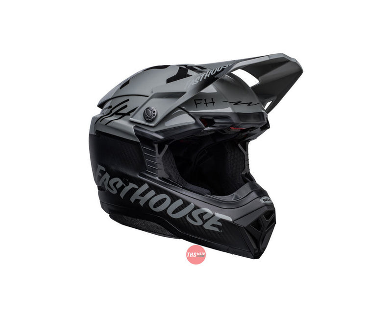 Bell MOTO-10 SPHERICAL Fasthouse BMF LE Grey/Black Off Road Helmet Size Medium 58cm