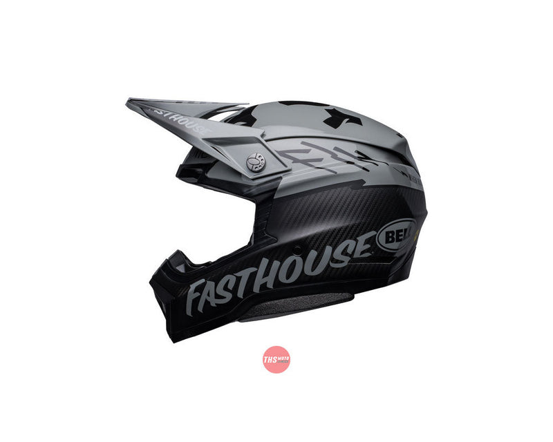 Bell MOTO-10 SPHERICAL Fasthouse BMF LE Grey/Black Size Large 60cm