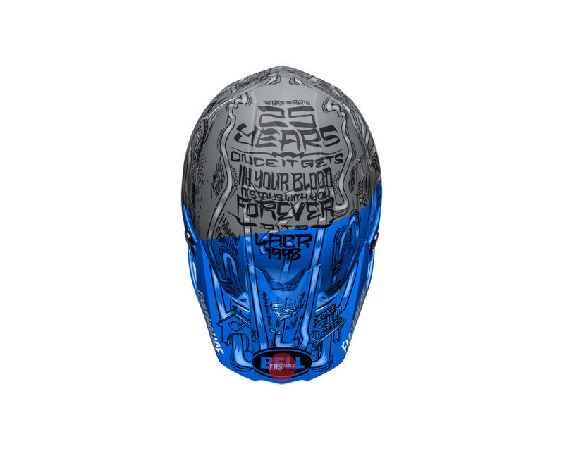 Bell MOTO-10 SPHERICAL Fasthouse DITD LE Blue/Grey Size XL 62cm