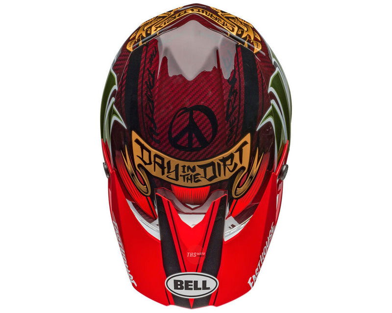 Bell MOTO-10 SPHERICAL Fasthouse DITD Gloss Red/Gold Size XL 62cm