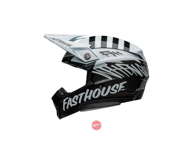 Bell MOTO-10 SPHERICAL Fasthouse Mod Squad White/Black Size XL 62cm