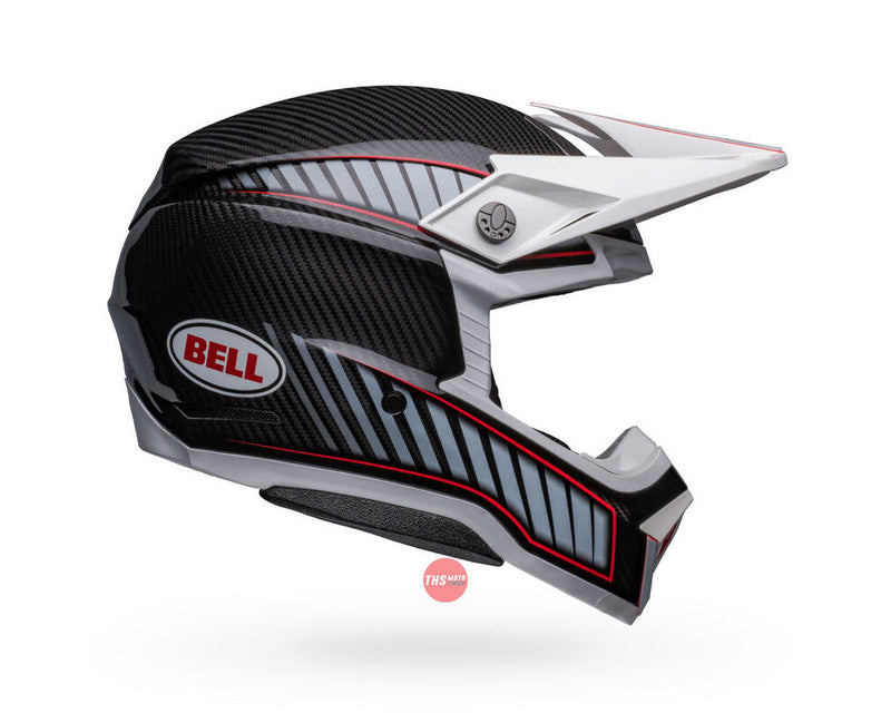 Bell MOTO-10 SPHERICAL Rhythm White/Black Off Road Helmet Size XL 62cm