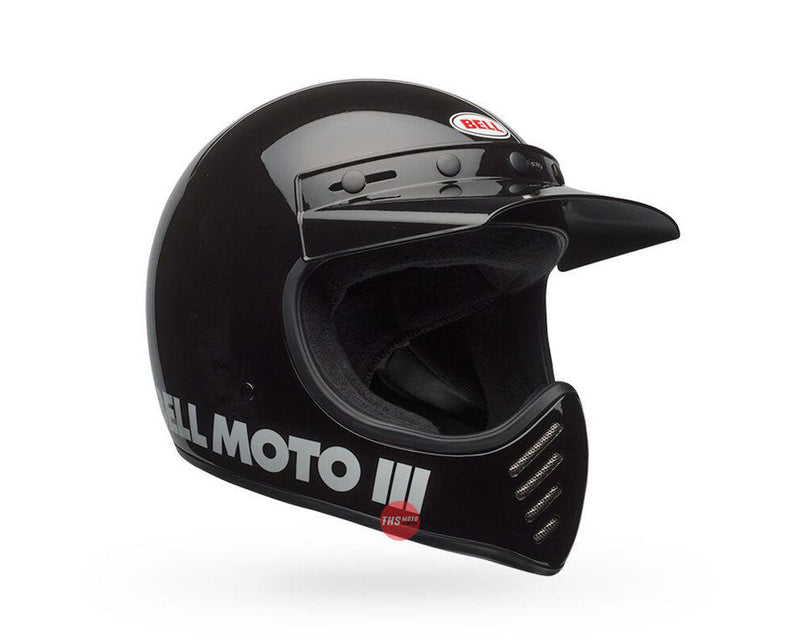 Bell MOTO-3 Classic Gloss Black Size Large 60cm