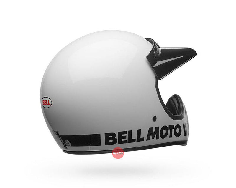 Bell MOTO-3 Classic Gloss White Size XL 62cm