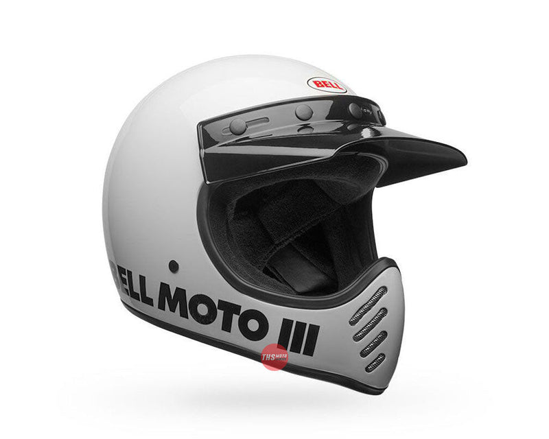 Bell MOTO-3 Classic Gloss White Size Large 60cm