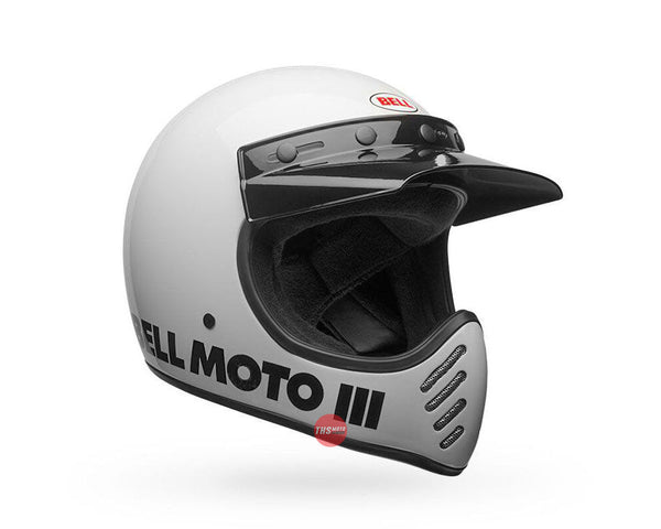 Bell MOTO-3 Classic Gloss White Size Medium 58cm