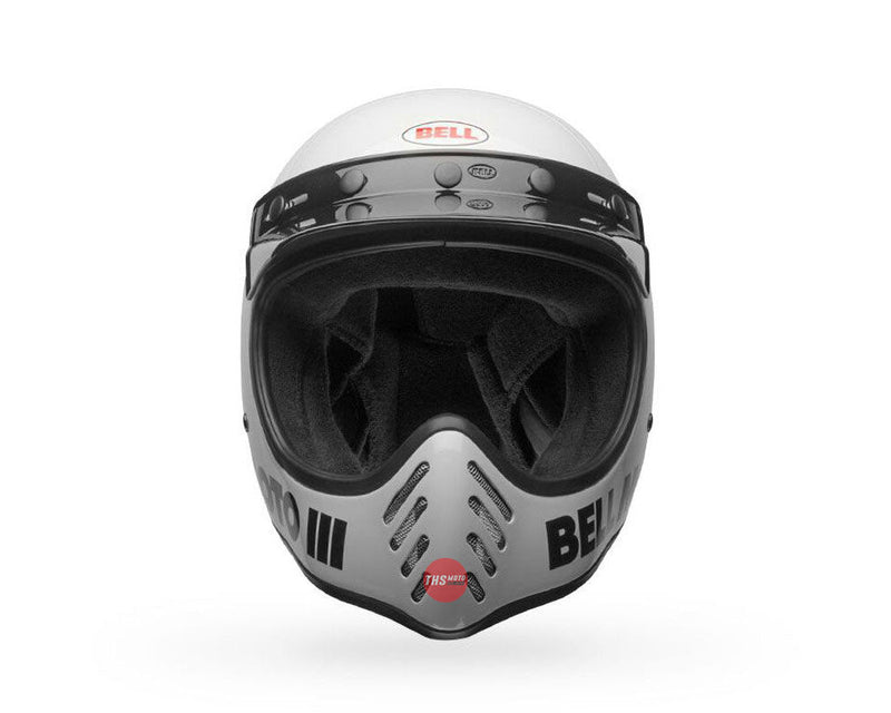 Bell MOTO-3 Classic Gloss White Size XL 62cm