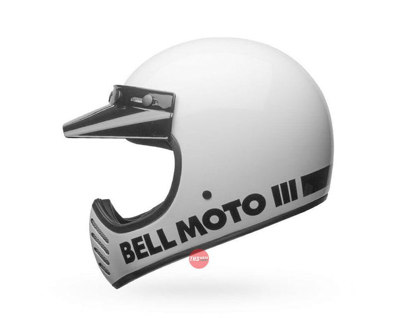 Bell MOTO-3 Classic Gloss White Size Large 60cm