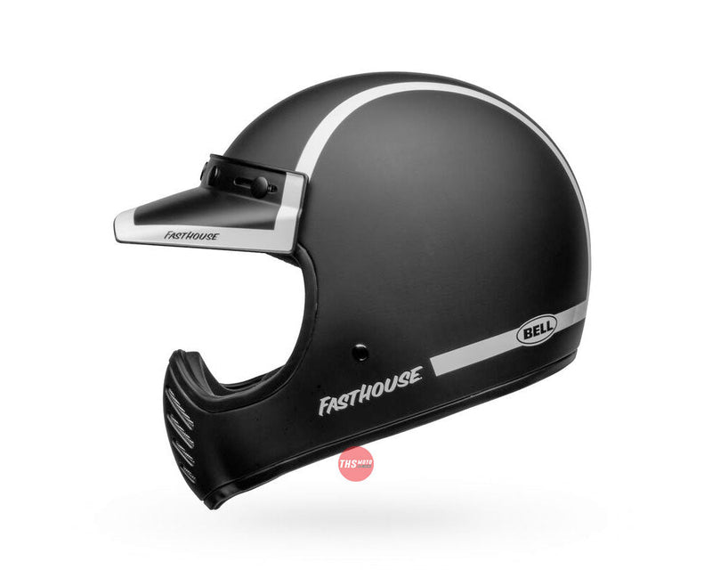 Bell MOTO-3 Fasthouse Old Road Black/White Road Helmet Size Small 56cm